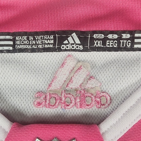 Jaden Schwartz Adidas Shirt Womens  XXL Pink St. Louis Blues 17 NHL‎ Hockey - Picture 5 of 11